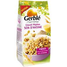 Cereales Crousti Pepites au son avoine GERBLE, 375g