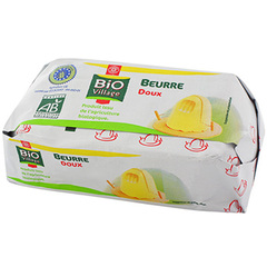 Beurre baratte Bio Village Demi-sel 250g