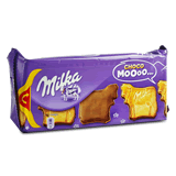 Lot de 4 paquets de Biscuits Choco MOOoo nappés au Chocolat 200 g