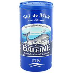 La Baleine sel fin iode fluore boite verseuse 600g