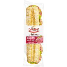 Sandwich baguette le goûteux rosette Lyon cornichons DAUNAT, 220g