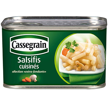 Cassegrain, Salsifis cuisines selection extra-fondants, la boite de 400g