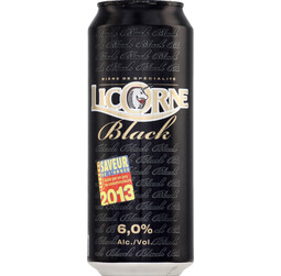 Licorne, Biere speciale Black, la boite de 50 cl