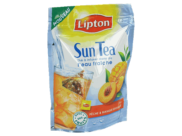 Sun Tea - The a infuser dans de l'eau fraiche - 20 sachets Peche et Mangue Exotique - Avec des Fruits