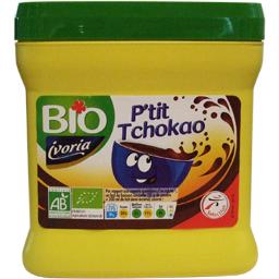 Ivoria, Poudre cacaotée P'tit Tchokao BIO, la boite de 450 g
