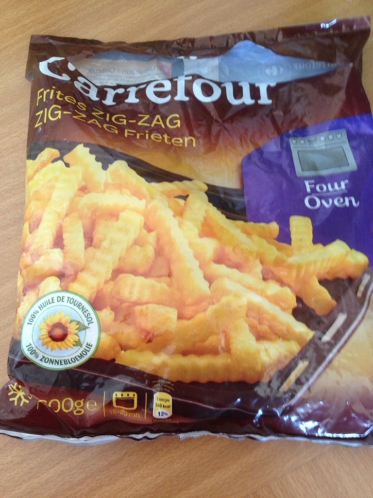 Frites zig-zag Carrefour