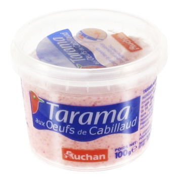 Auchan tarama aux oeufs de cabillaud 100g