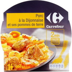 Porc a la Dijonnaise et ses pommes de terre