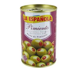 Olives vertes farcies aux poivrons LA ESPANOLA, 300g