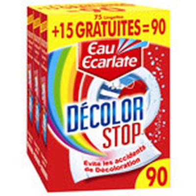 Lingettes anti-décoloration 370 g Eau Ecarlate