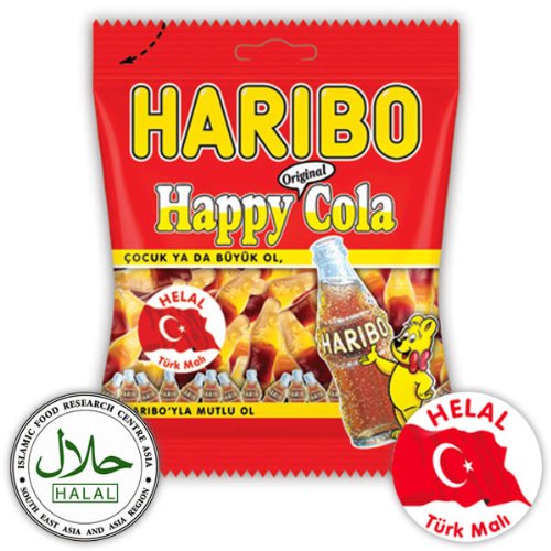 Bonbons Happy Cola Original halal Haribo