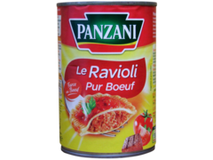 Panzani ravioli pur boeuf à la sauce tomate cuisinée 800g