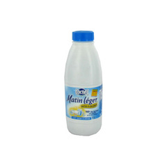 Lactel Matin Leger lait demi-ecreme frais bouteille 1l