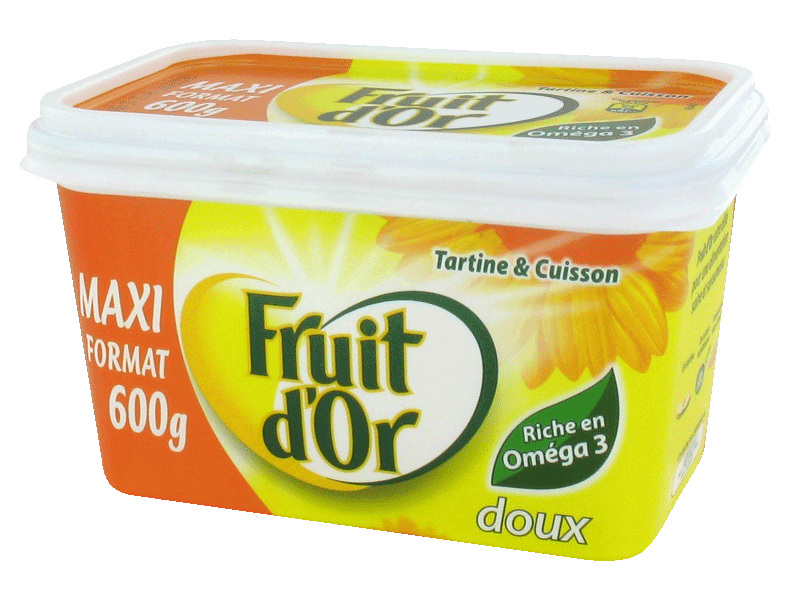 Fruit d'Or margarine doux 600g