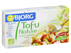 Tofu nature bio, sachets fraicheur