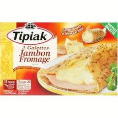 Tipiak Galettes jambon fromage la boite de 2 - 250 g