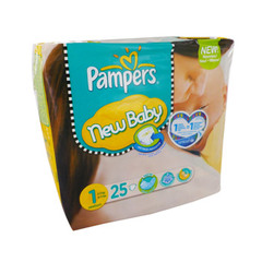Couches Pampers New Baby T1, 2-5kg x25