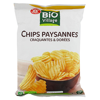 Chips Bio Vllage paysannes Bio 125g