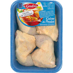 Le Gaulois cuisses de poulet blanc x4 -1kg