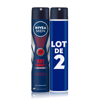 Nivea deodorant dry impact 2x200ml