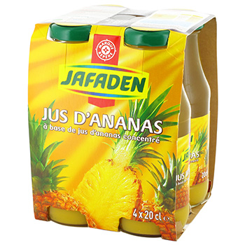 Jus d'ananas Jafaden 4x20cl