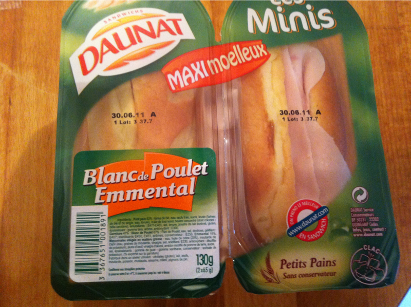 Sandwich mini viennois poulet emmental DAUNAT, 2x70g
