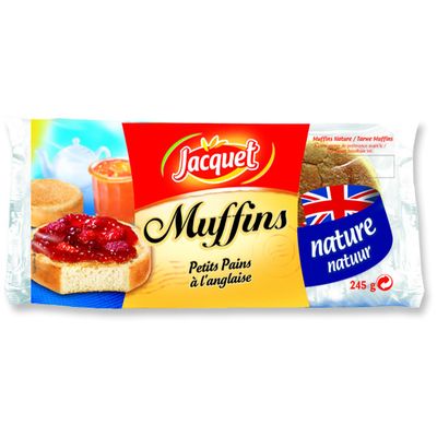 Quality Muffins au froment JACQUET, 4 pieces, 245g