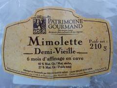 Patrimoine gourmand mimolette demi-vieille 210g