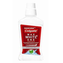 Colgate, Max White One - Bain de bouche sans alcool Sensational Mint, le flacon de 500 ml