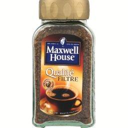 Café soluble en pot Maxwell house 100g sur