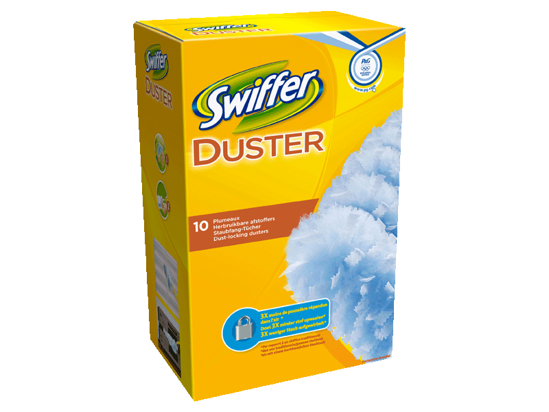 Swiffer Duster, Recharges Plumeau, 5 paquets x 5 Recharges ,  Dépoussiérante, Attrape-Poussière, Pour Entretien Maison