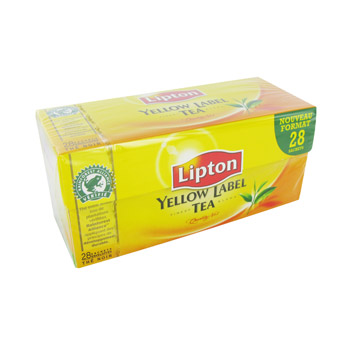 The Lipton yellow label tea x28 56g