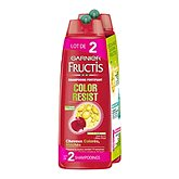 shampooing fortifiant cheveux colores fructis 2x250ml