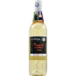 Muscat moelleux, vin de pays d'Oc - Les cepages, la bouteille de 75cl
