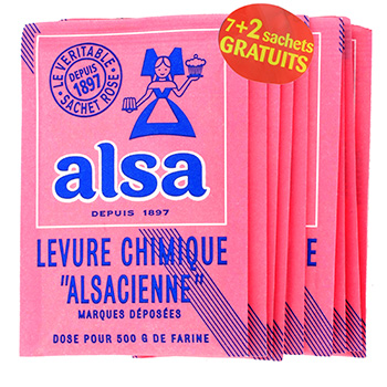 Levure chimique Alsa Sachets 7x11g