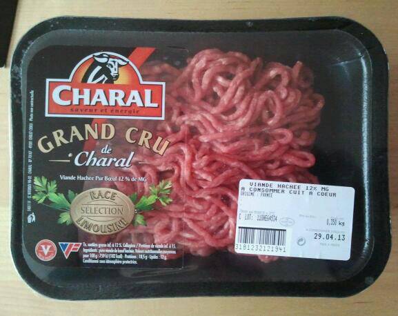 Haché Tradition 5% MG, Charal (500 g)