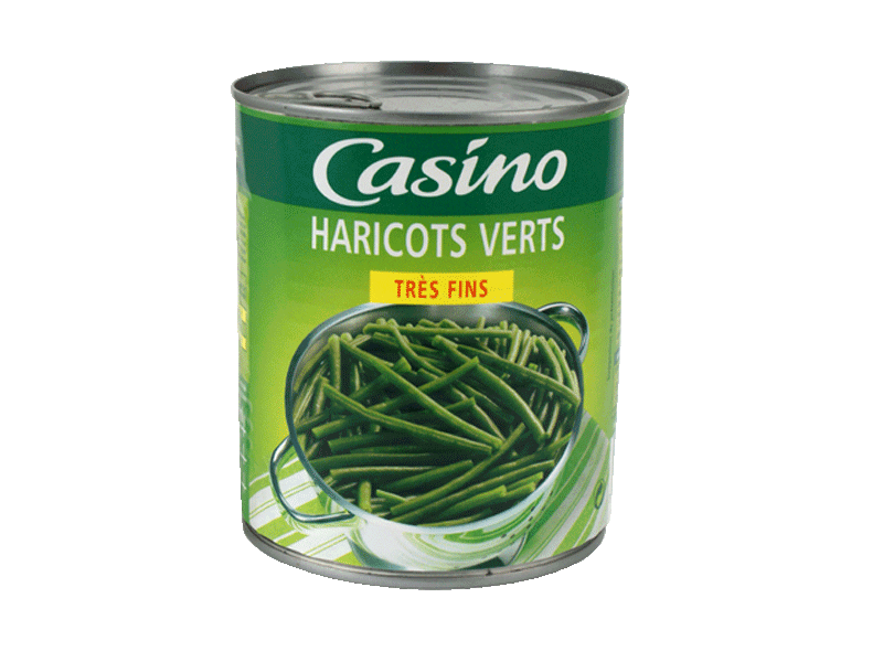 Haricots verts tres fins 440g