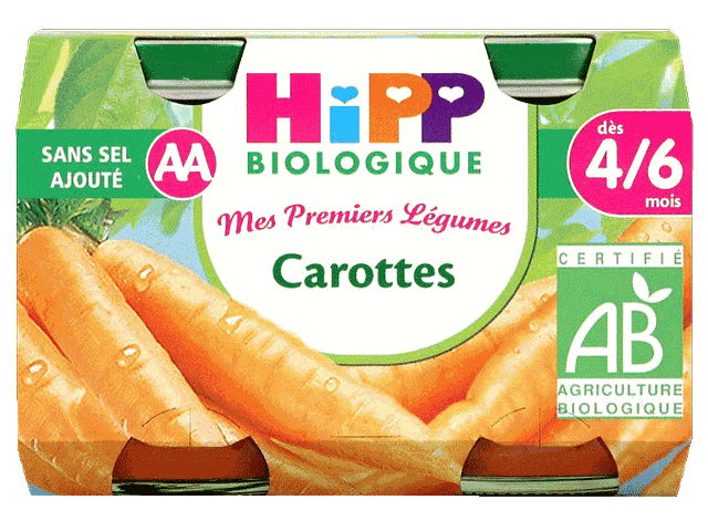 Biologique - Mes premiers legumes carotte (des 4 mois)
