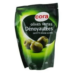 Olives vertes denoyautees