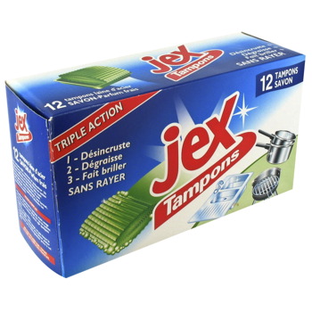 Jex Tampons nettoyant avec savon - Cdiscount Au quotidien