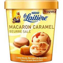 Creme glacee macaron caramel LA LAITIERE, 440ml