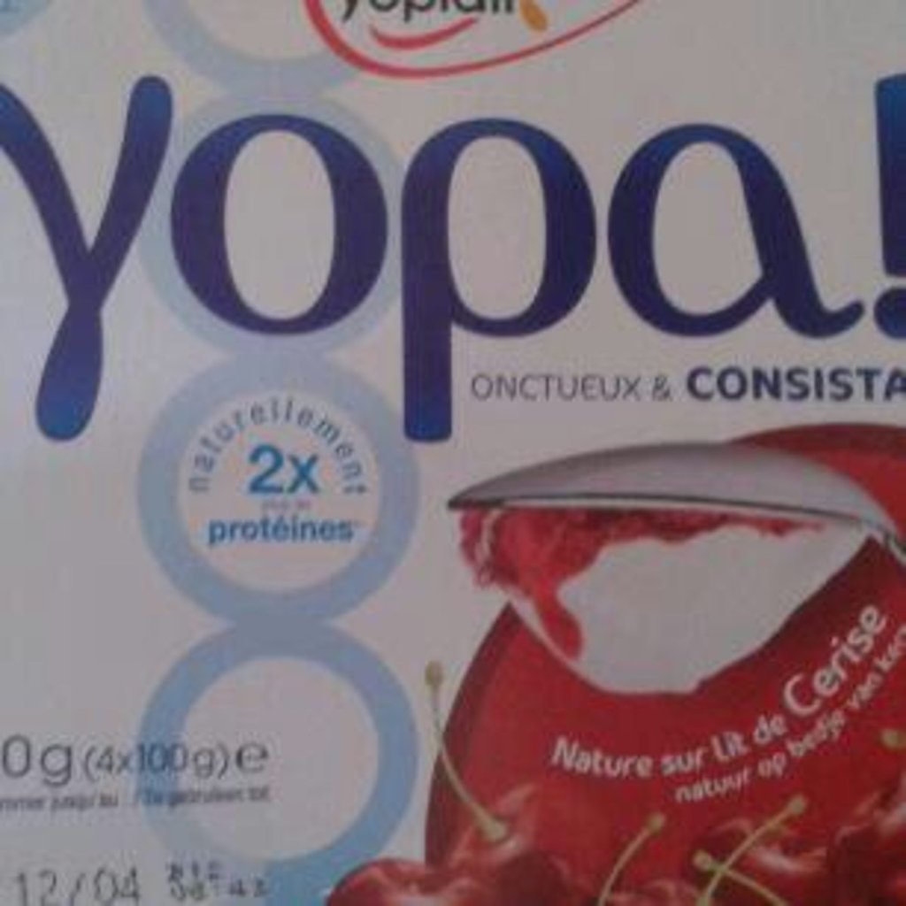 YOPA 0% 100gx4 - sur lit de cerise