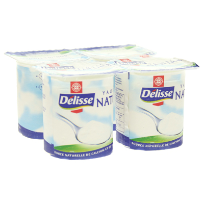 Yaourts Delisse Nature 4x125g