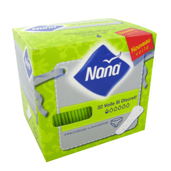 Nana - Protège slips Normal paquet de 22 pcs - Folie Cosmetic