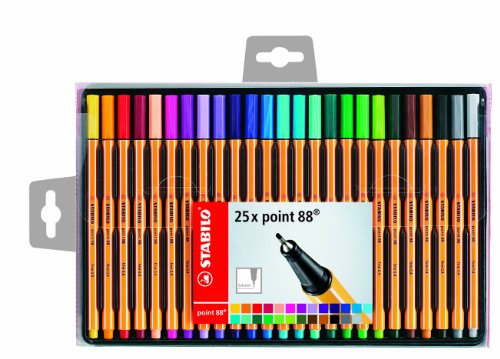 Crayon feutre Point 88 noir STABILO : le lot de 3 à Prix Carrefour