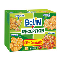 Belin crackers assortiment reception 760g offre conviviale