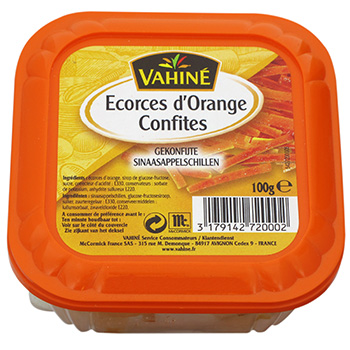 Ecorces d'oranges confites Vahiné