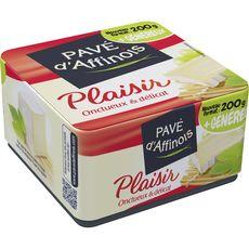 Fromage pasteurisé plaisir PAVE D'AFFINOIS, 30%MG, 200g