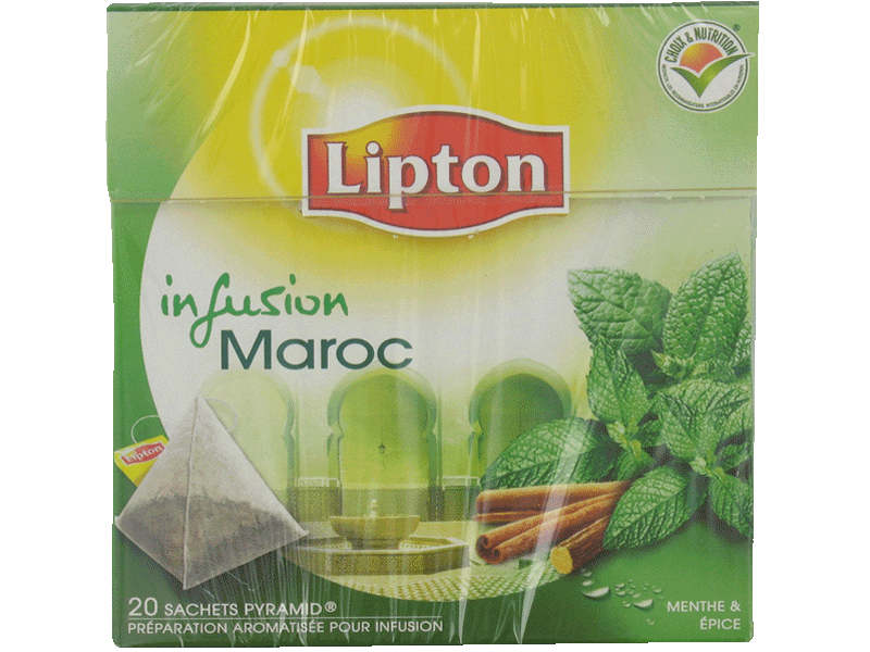 Lipton - Infusions Maroc - 20 Sachets Pyramide - Lot de 3