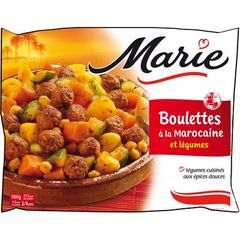 Boulettes Marie A la Marocaine et legumes 900g